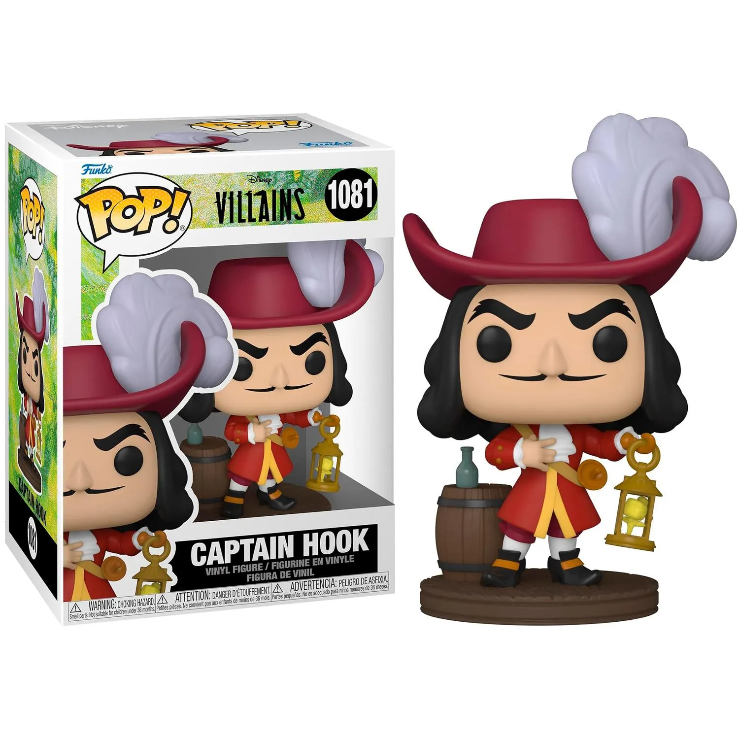 Funko Pop. Disney Villains. Captain Hook # 1081