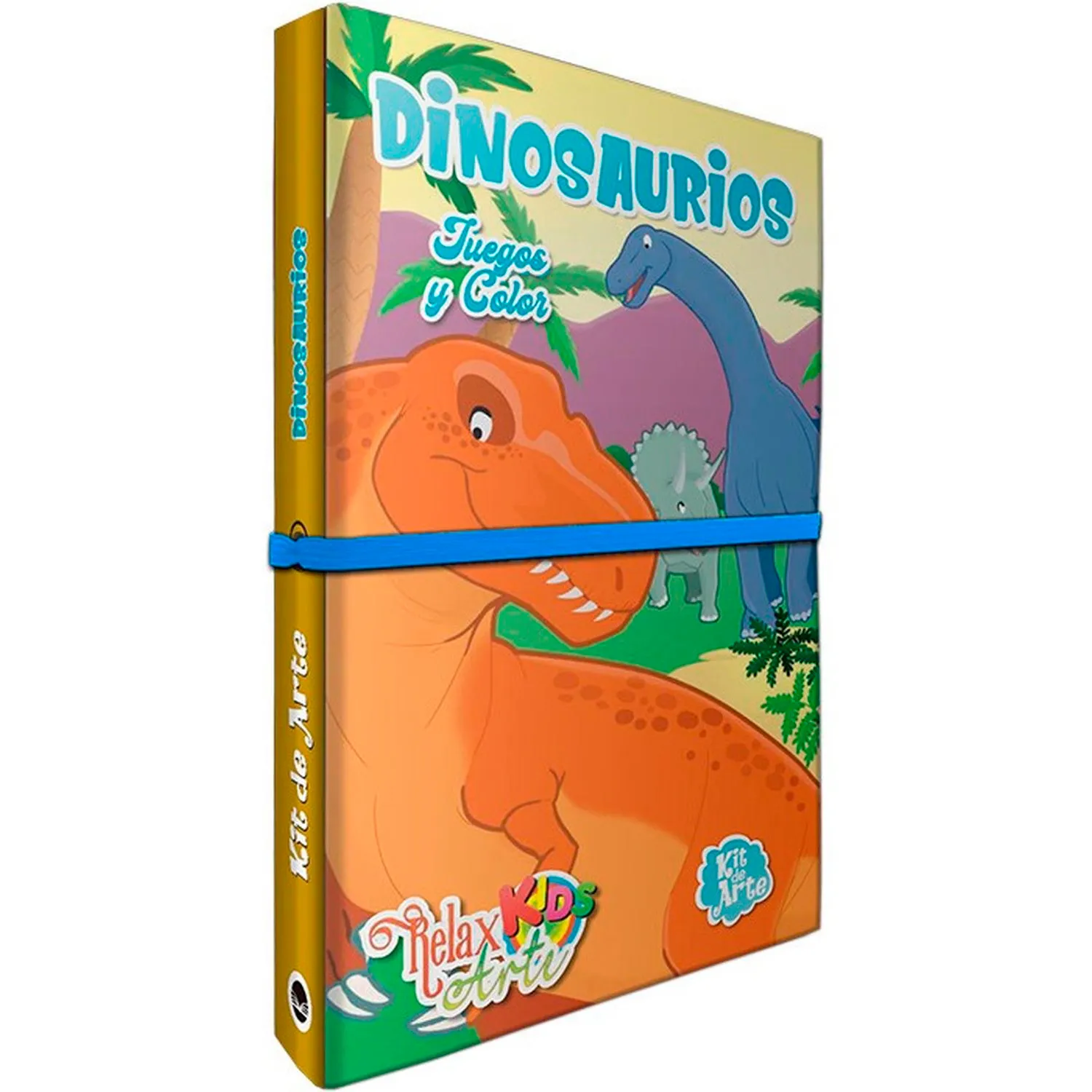 Kit De Arte. Dinosaurios. Juegos Y Color