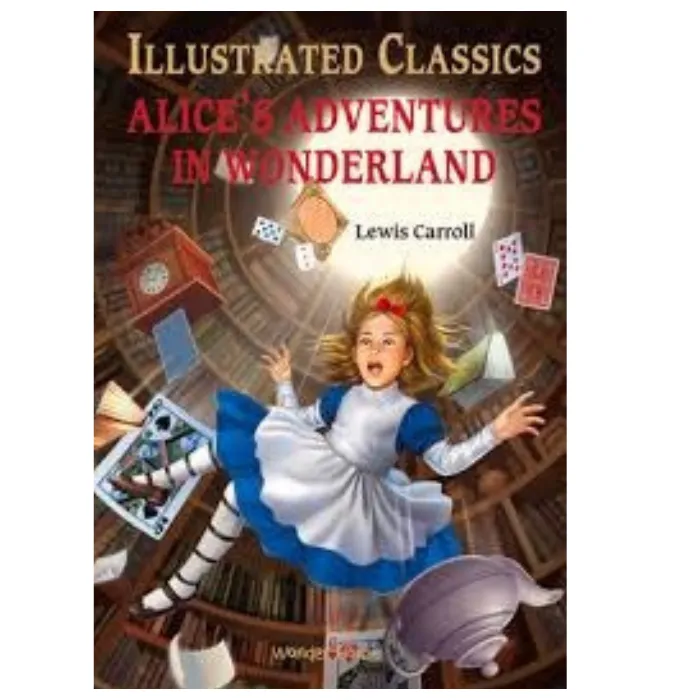 Alice in Wonderland: Illustrated Abridged Children Classic English Novel With Review Questions (Hardback) 