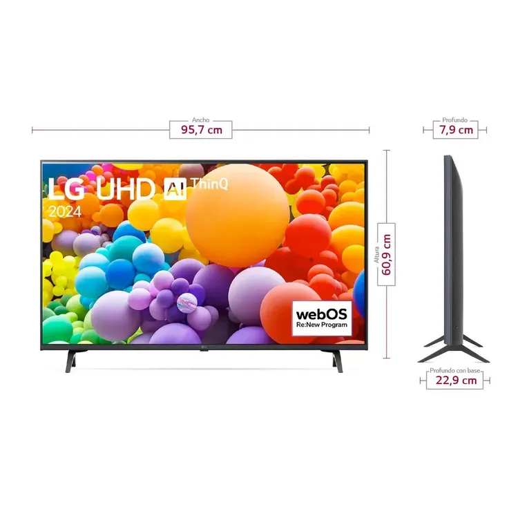 TV LG 43" 4K UHD Smart TV (43UT7300) – Calidad de Imagen Impresionante y Funciones Inteligentes