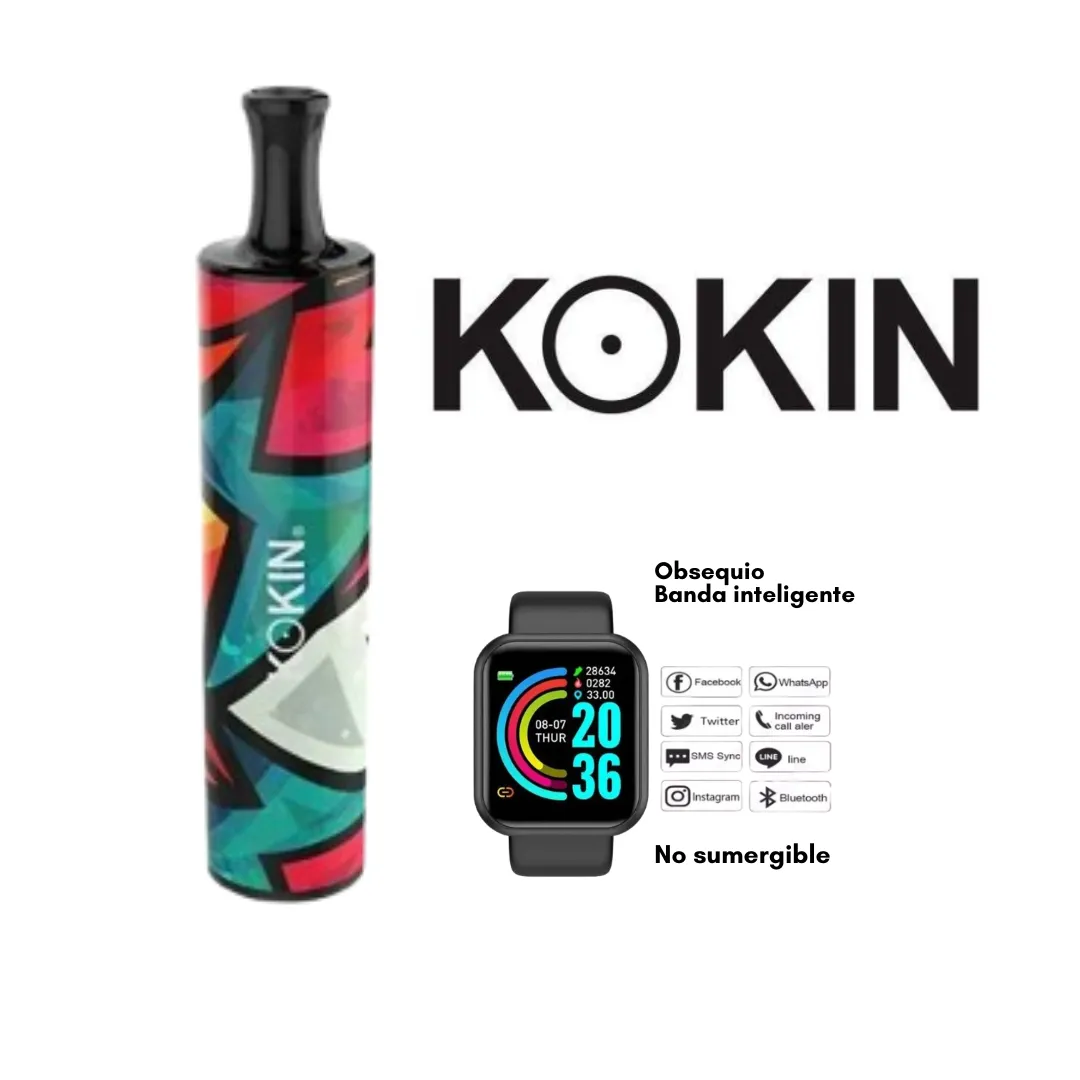 Vaper KOKIN 1000 Puff (Sandia - Fresa)