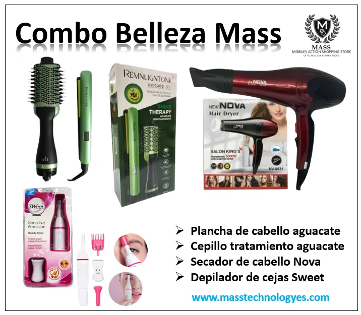 Plancha de cabello Combo