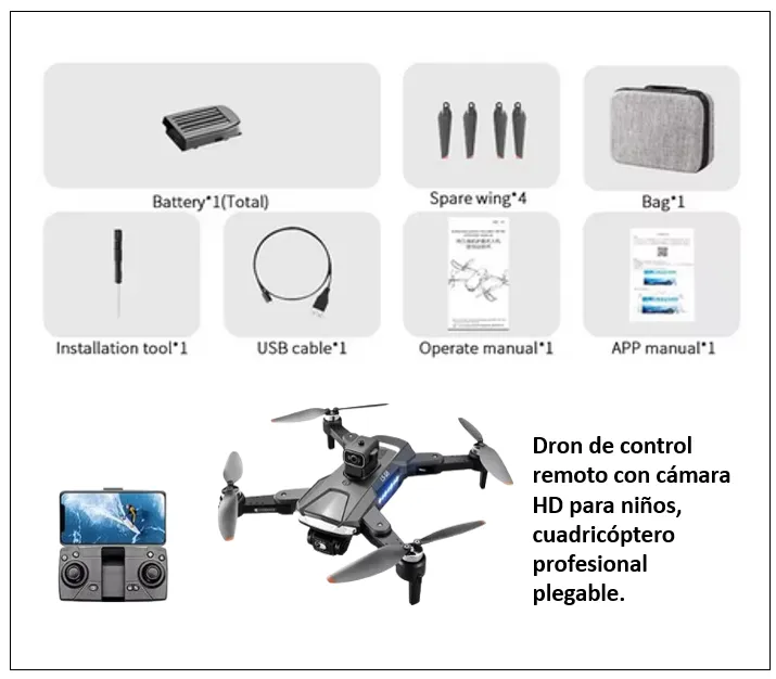 Dron Four Axis Cam