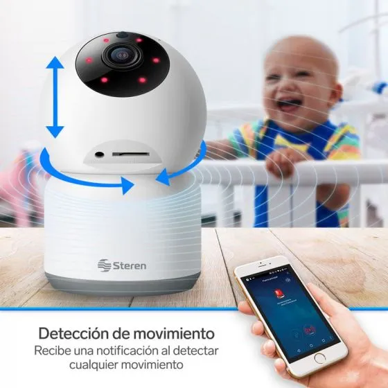 Cámara De Seguridad Steren Cctv-218 Smart Home Visión Nocturna Blanco