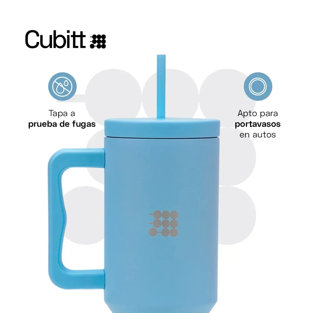 Termo Frio Caliente Deportivo 1.1Lt Cubitt Tumbler Azul