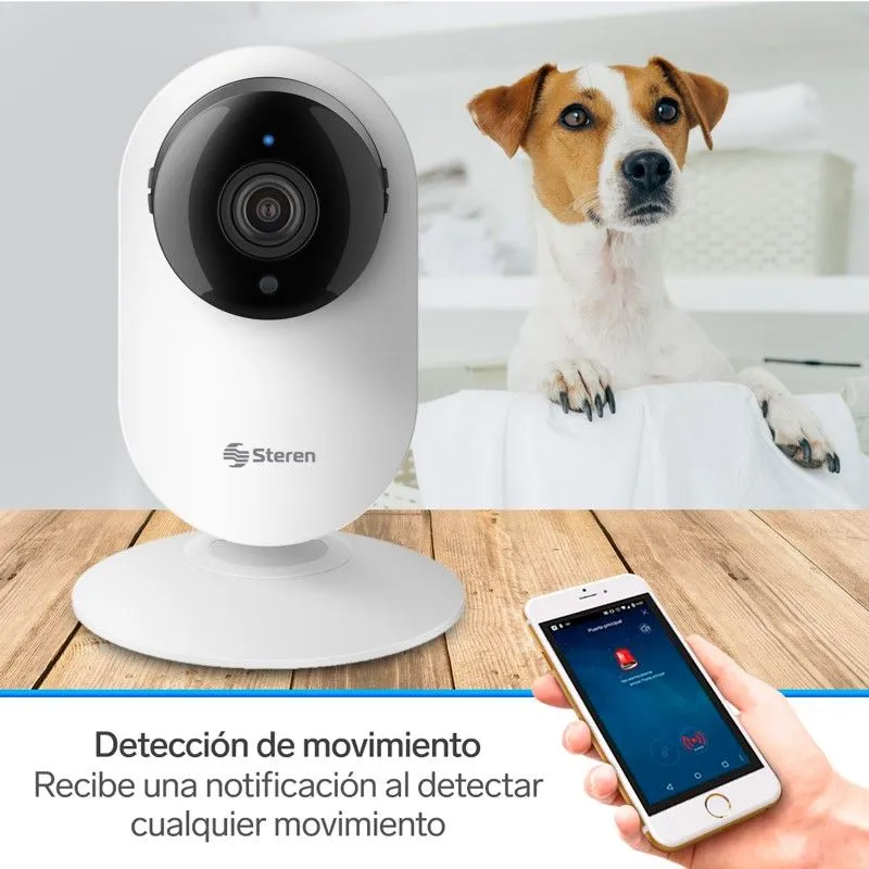 Cámara De Seguridad Steren Cctv-204 Smart Home 2mp Visión Nocturna Blanco