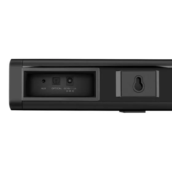 Barra De Sonido Para Tv 300w Bluetooth Steren Color Negro