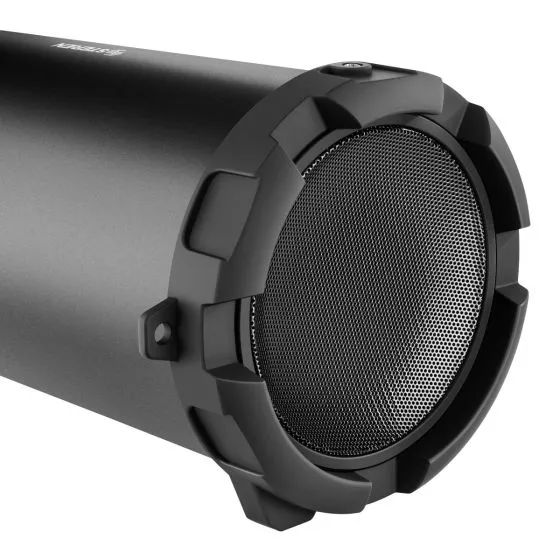 Parlante Bluetooth Mini Bazooka Con Usb Sd Steren Negro