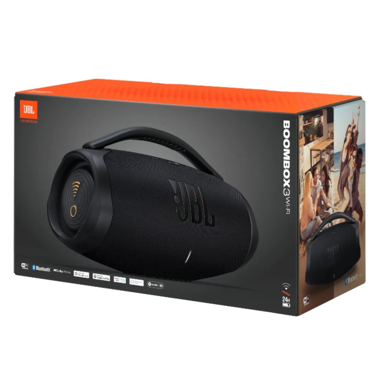 Parlante JBL Boombox 3 WIFI/ Bluetooth / Negro /JBL/ Original