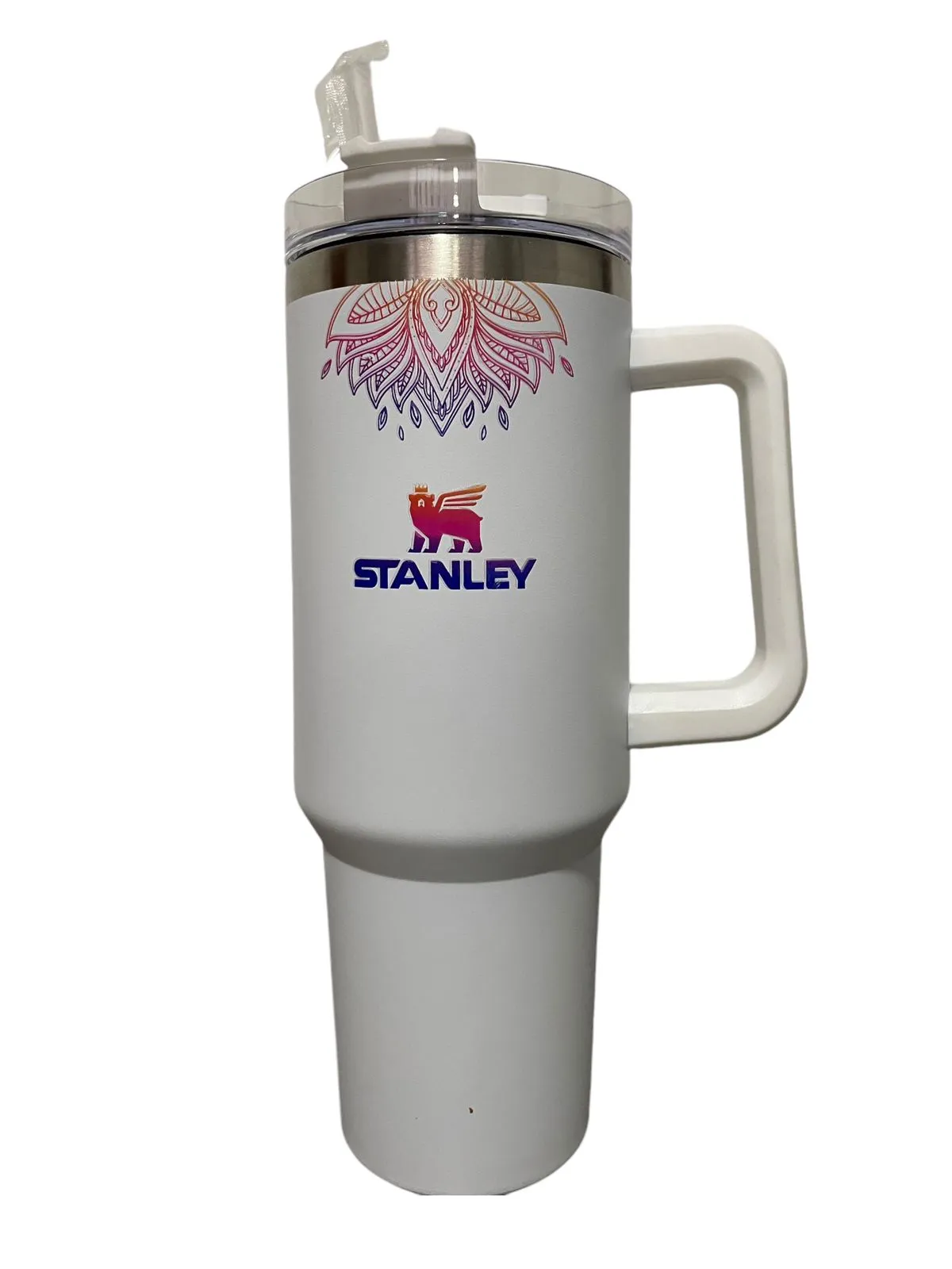 Stanley Quencher 2025  H2.0 Flowstate - 40oz Frio Calor Termo Color Blanco