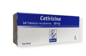 Cetirizina 10Mg Tabletas Récipe Blister X 10