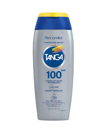 Bloqueador Tanga 100 Spf - Crema Extrema Protección - Cont. 130 Ml  