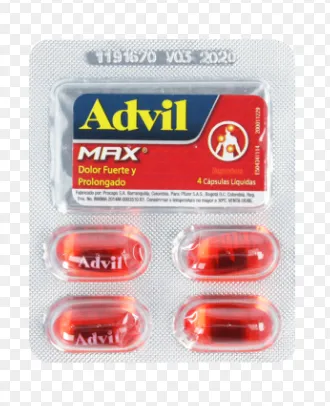 Advil Max Capsulas - Sobre Cont. 4 Capsulas Liquidas 