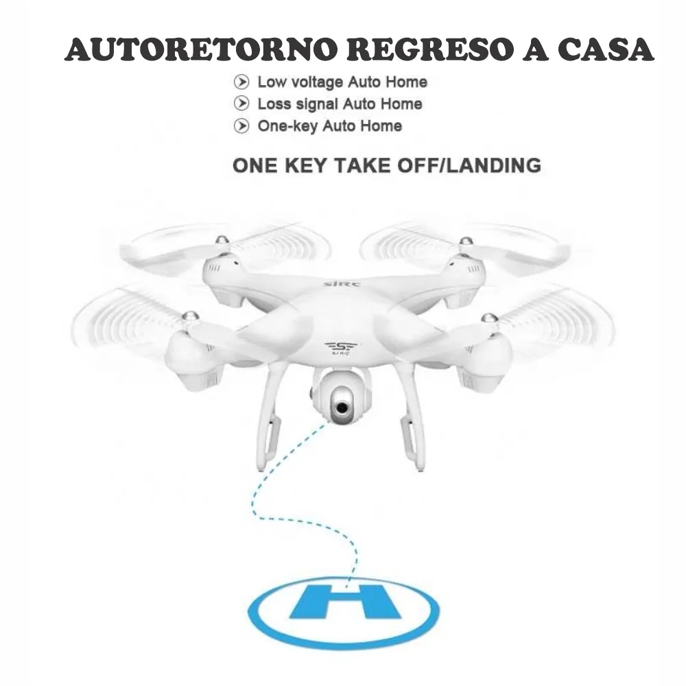 Drone Profesional Sjrc S70w 1080p Gps Sígueme Auto Retorno