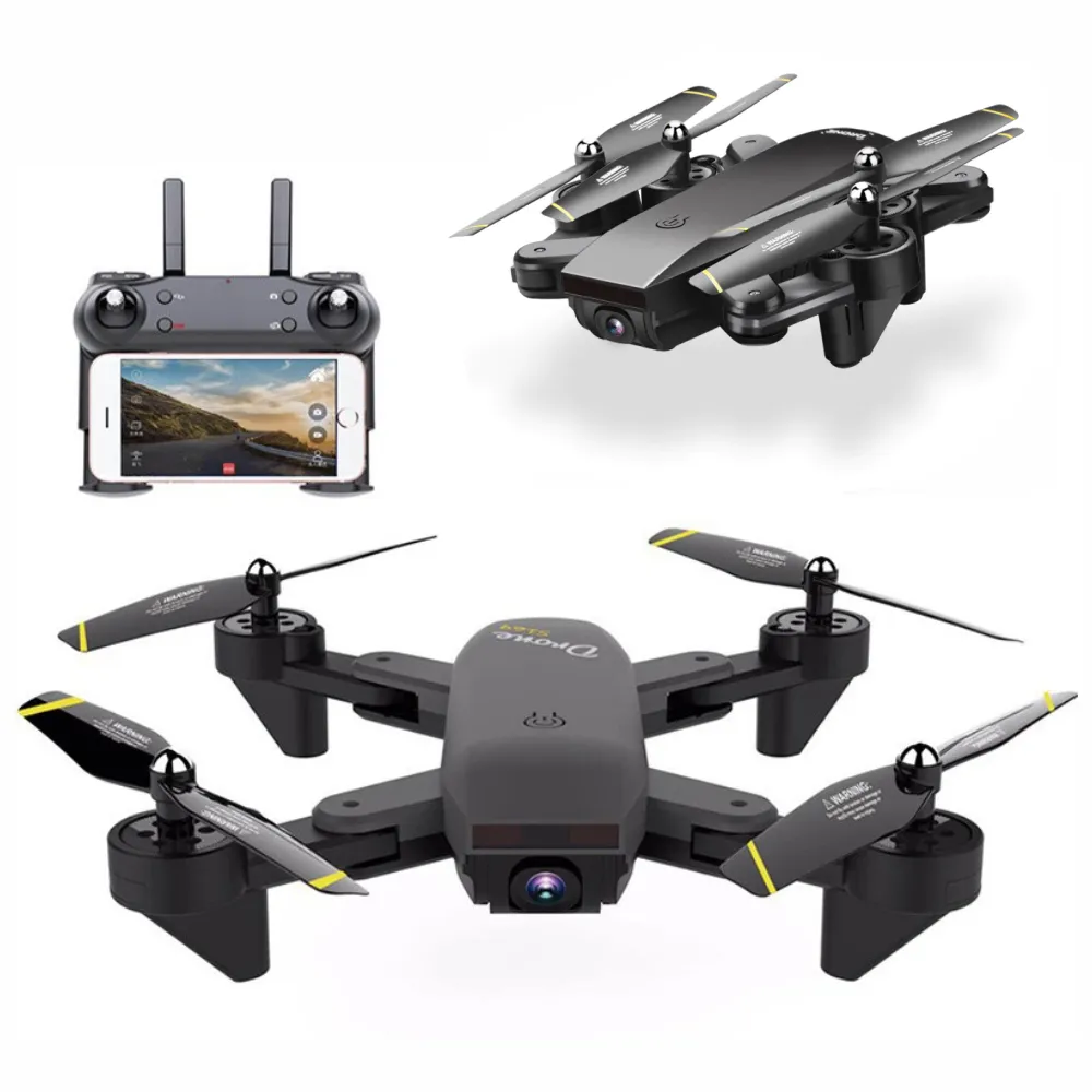 Drone Plegable Wifi Doble Camara Doble Bateria + Estuche