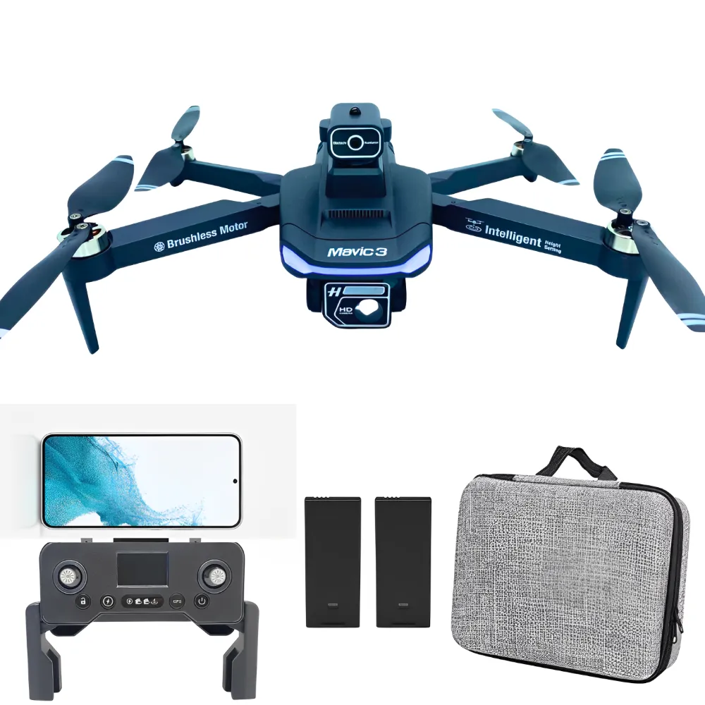 Drone Wifi Doble Cámara 1080 + Gps + Estuche + Modo Sígueme