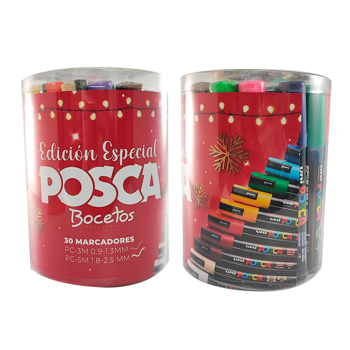 Marcador Posca Pc-3m Y Pc-5m, Set X 30 Colores.