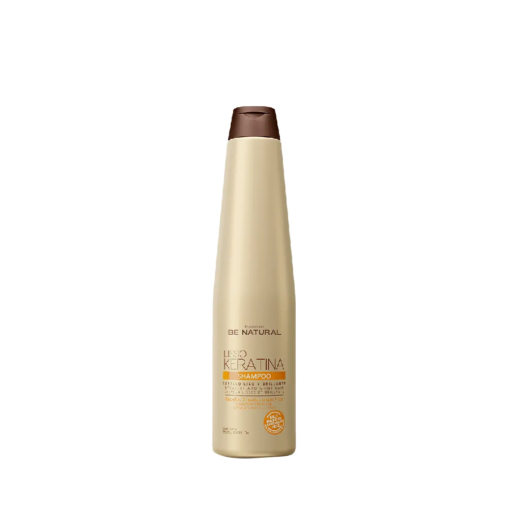 Shampoo Be Natural Liso Keratina 350ml