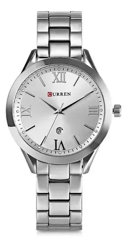 Reloj Curren Para Mujer C9007 Plateado 