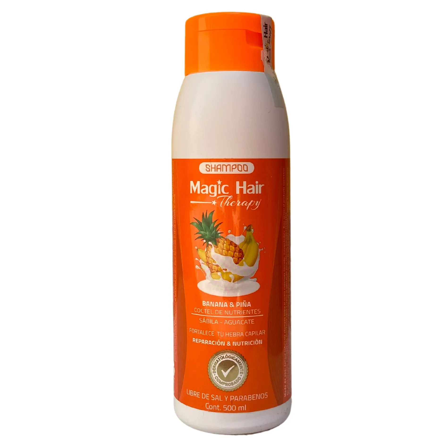 Shampoo Banana Y Piña - Anticaída Magic Hair 500 Ml