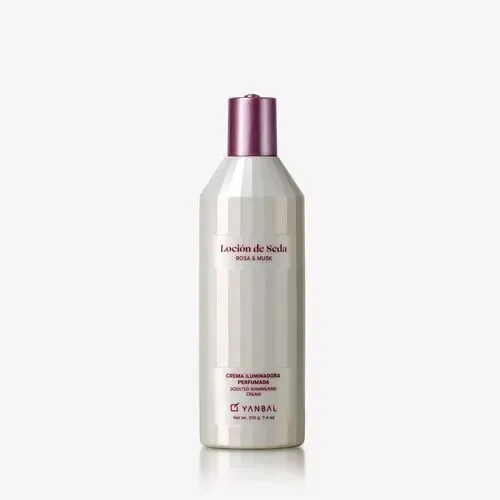 Crema Iluminadora Corporal Loción De Seda Rosa Y Musk Yanbal 