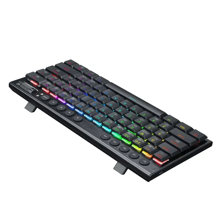 Teclado Gamer Redragon K632 Horus Switch Rojo (Negro) Conexión Alambrico