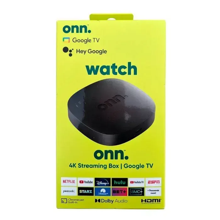 Tv Box Onn 2309a Con Google Tv 4k (Negro)