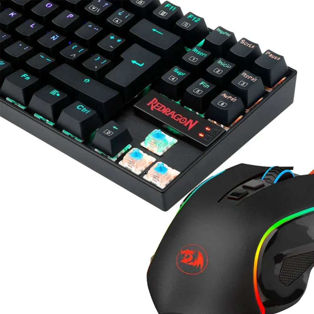 Ultimate Redragon Combo: K552-RGB + H818 Headset + GT700 Pad