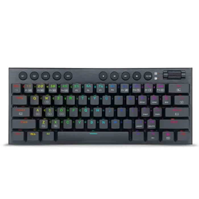 Teclado Gamer Redragon K632 Horus Switch Rojo (Negro) Conexión Inalambrico