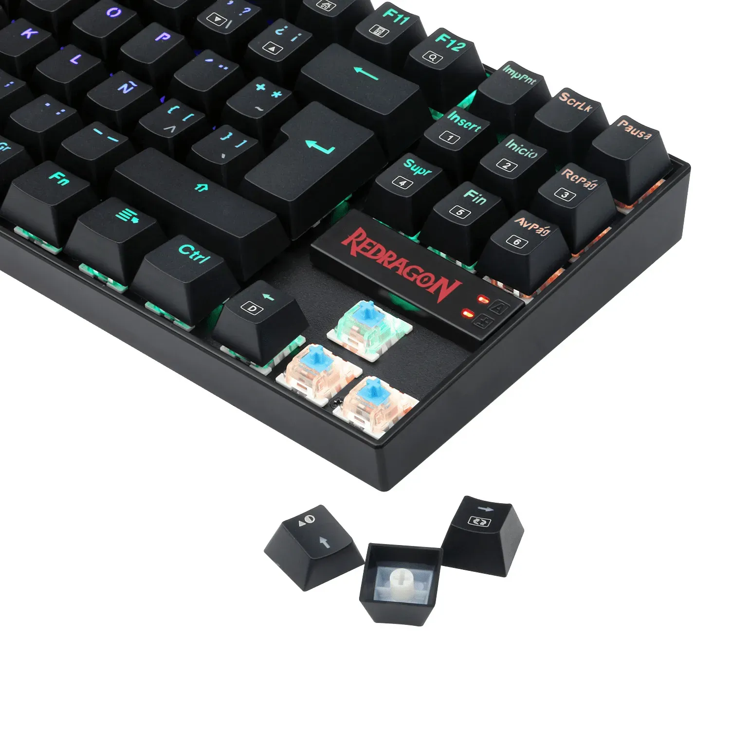 Teclado Mecanico Redragon K550rgb-Sp Kumara Rgb Blue Switch