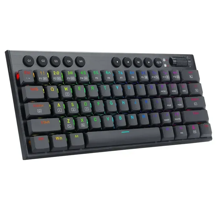 Teclado Gamer Redragon K632 Horus Switch Rojo (Negro) Conexión Alambrico