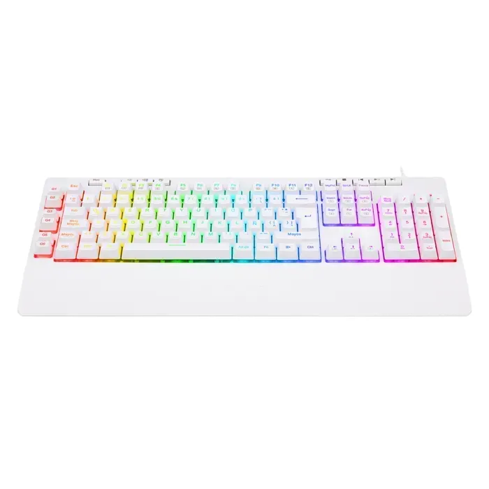 Teclado Redragon Shiva White K512w-Rgb, Membrana Keyboard