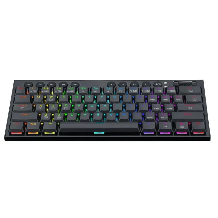 Teclado Gamer Redragon K632 Horus Switch Rojo (Negro) Conexión Inalambrico