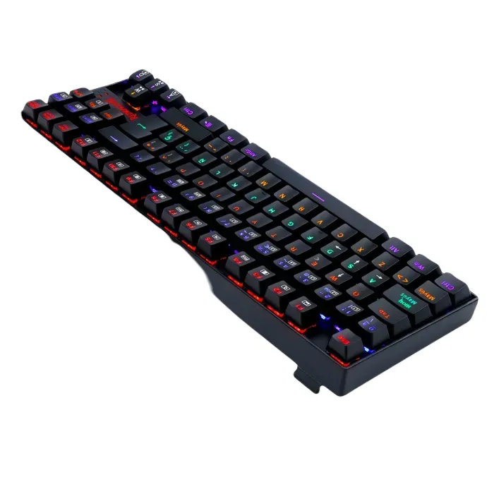 Teclado Redragon Kumara K552-Kr-Sp Black Spanish Rainbow