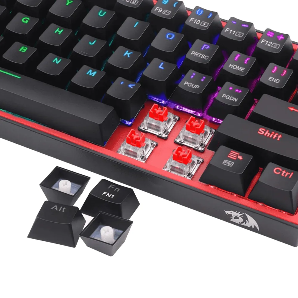 Teclado Gamer Redragon Fizz Pro K616-Rgb Color Negro