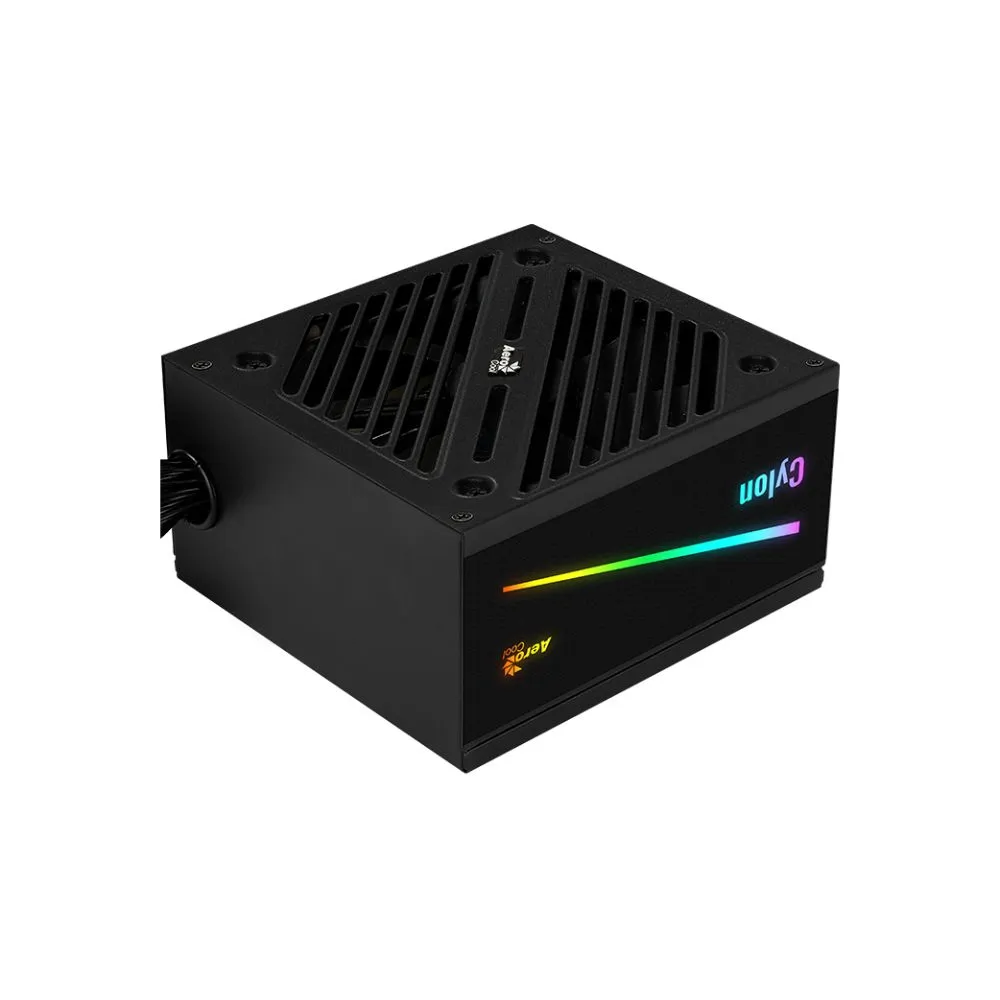 Fuente Aerocool Cylon 600w 80p Bronze Rgb