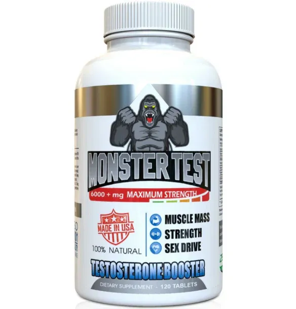 Monster Test Blanco 120 Cápsulas - Testosterone Booster