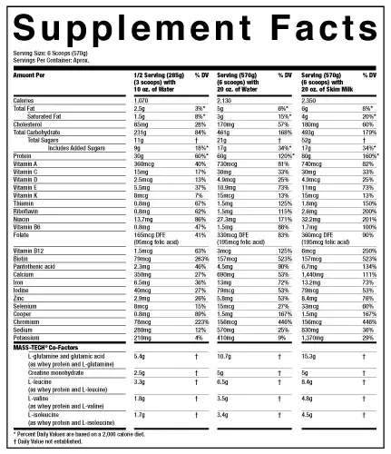 Mass Tech Extreme 6 Libras - Proteína