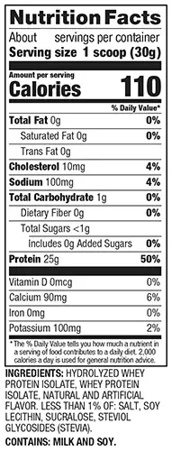 ISO 100 5 Libras - Proteína