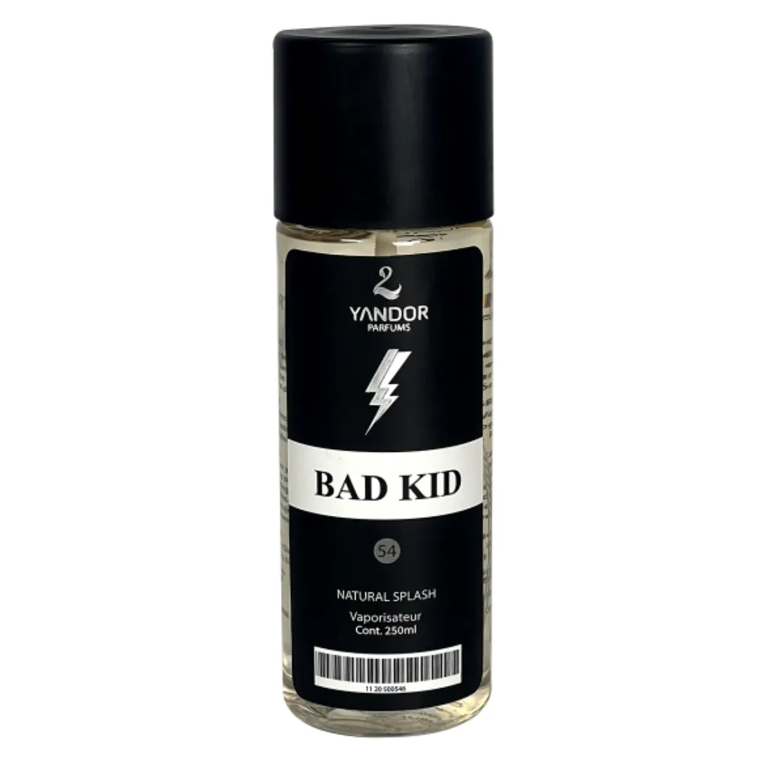 Splash de Perfume  Inspirado En Bad Boy De Carolina Herrera|Bad Kid (250 ml)