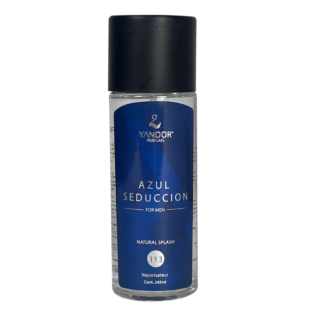 Splash de Perfume Inspirado En Blue Seduction De Antonio Banderas|Azul Seducción (250 ml)