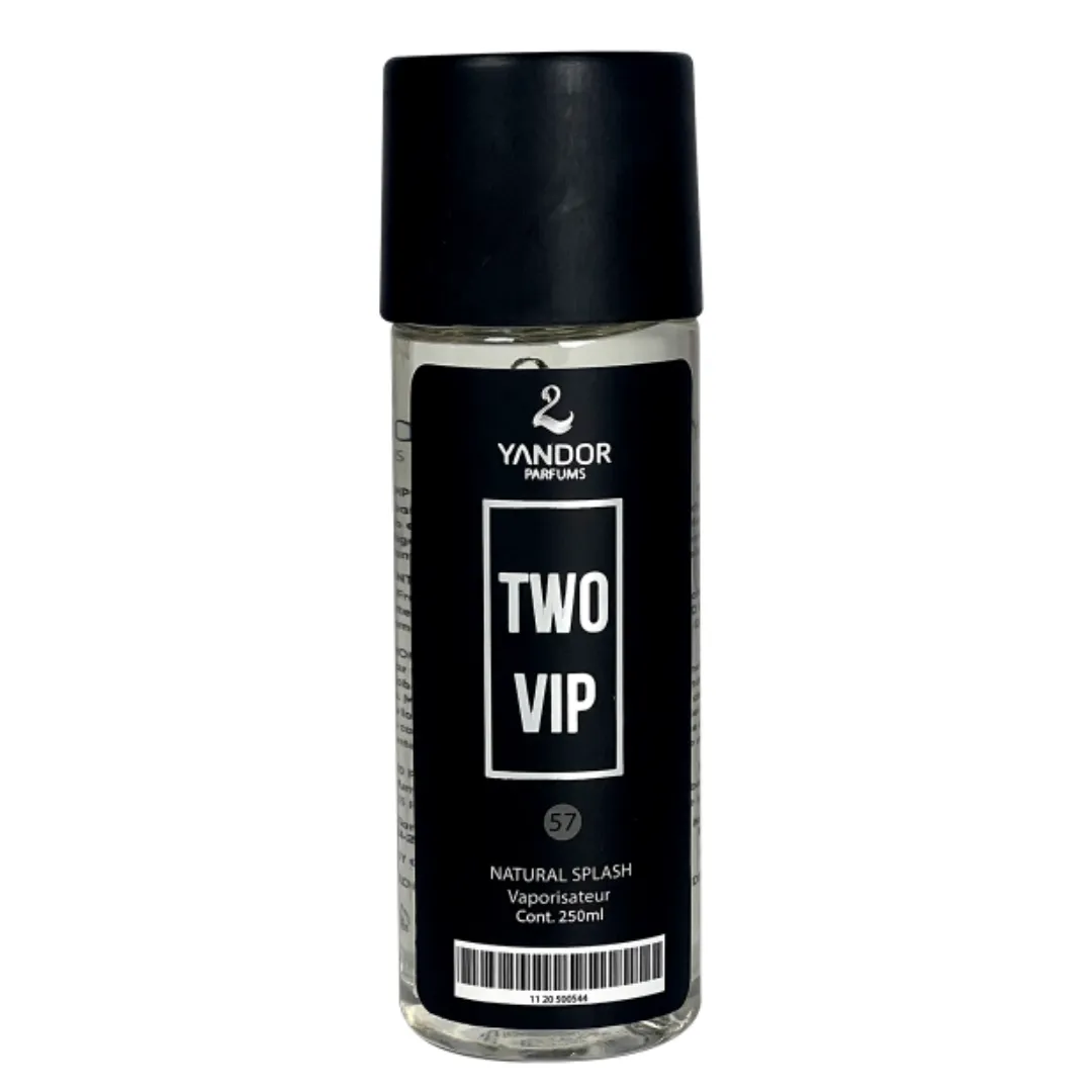 Splash de Perfume Inspirado En 212 Vip De Carolina Herrera|Two Vip (250 ml)