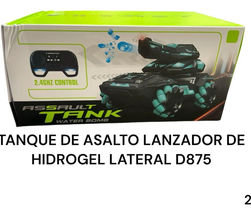 Tanque Control Lanzador de Hidrogel 