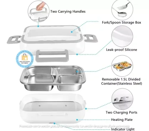 Porta Comida Lonchera Electrica