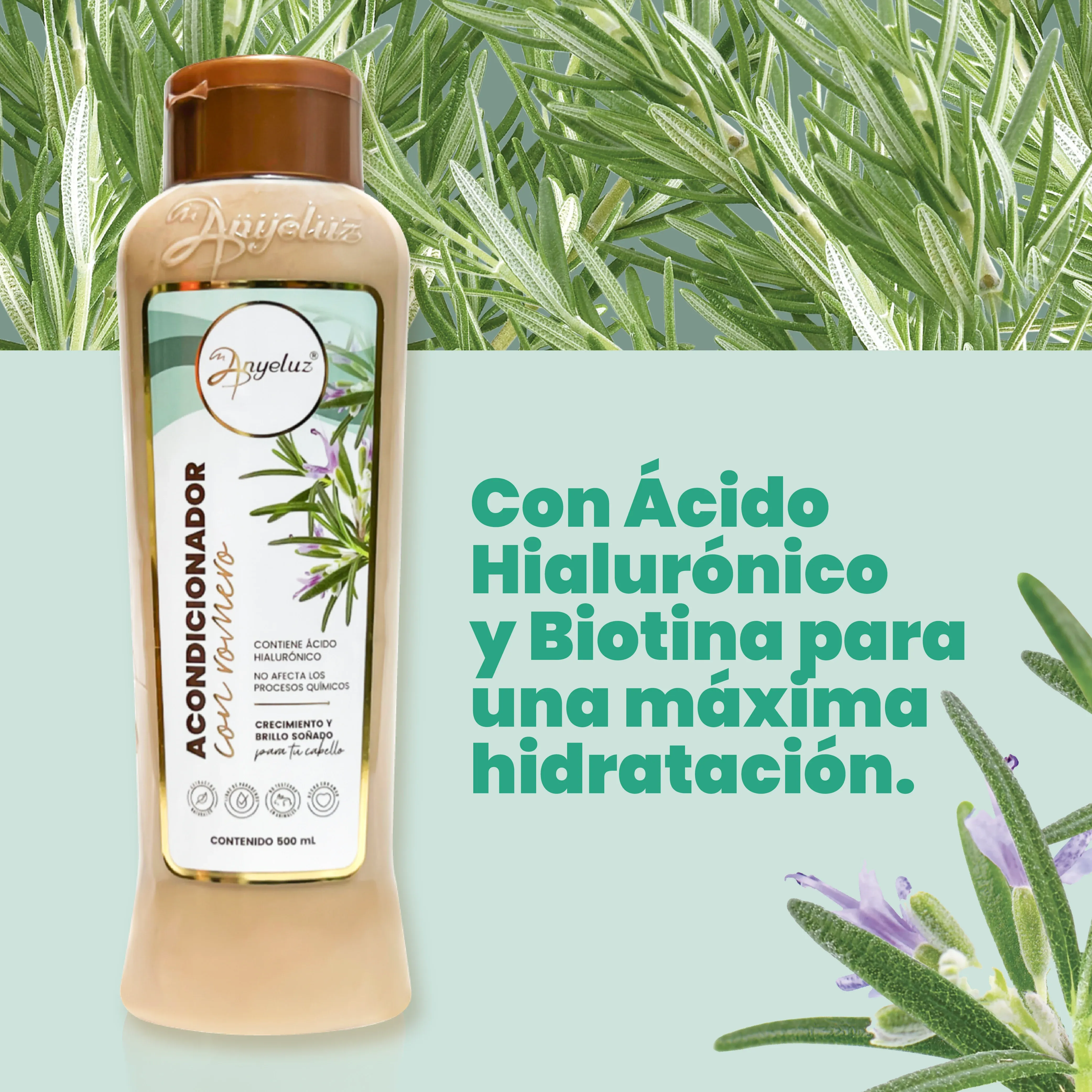 Acondicionador Con Romero Anyeluz X500 Ml