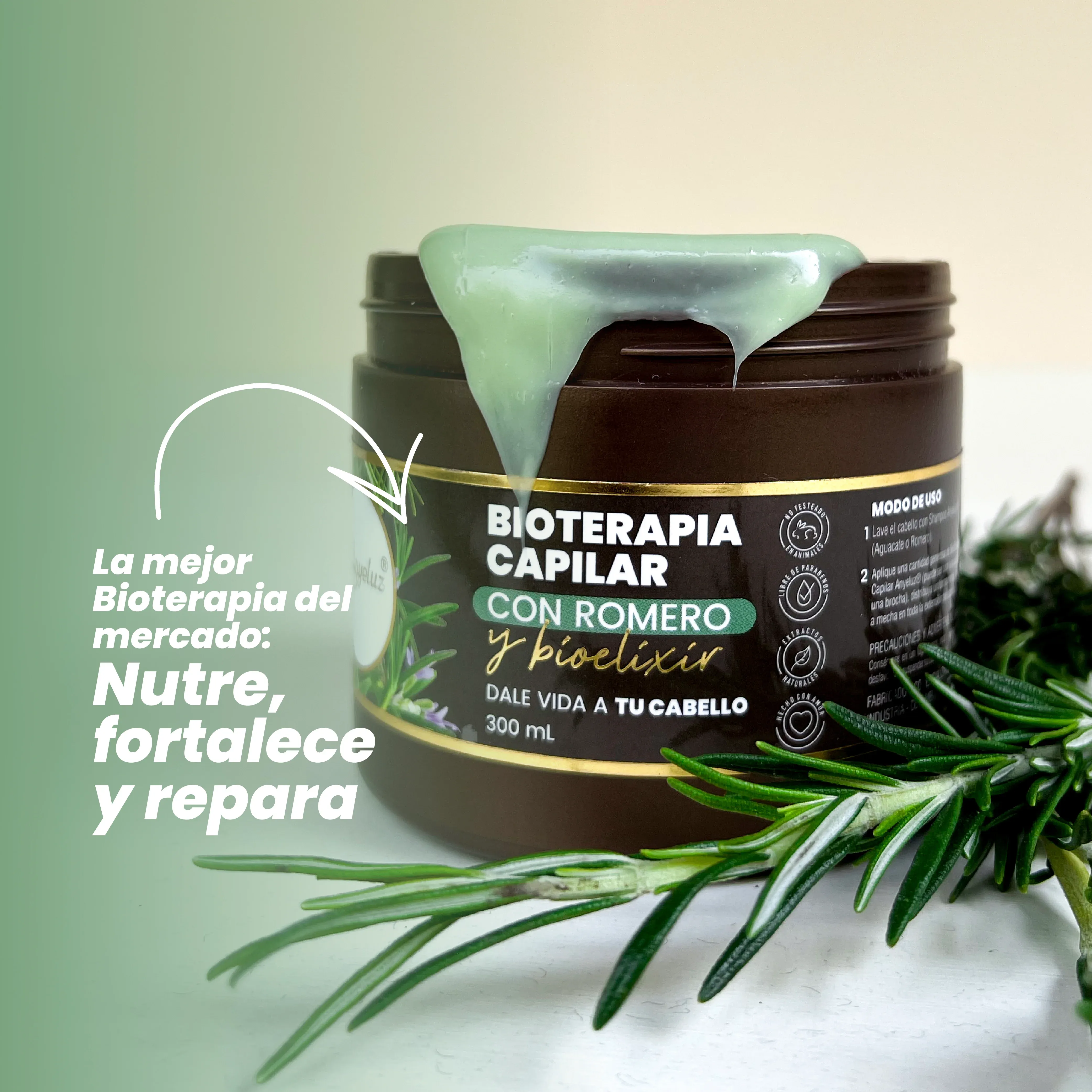 Bioterapia Capilar Romero Y Bioelixir Anyeluz X300 Ml