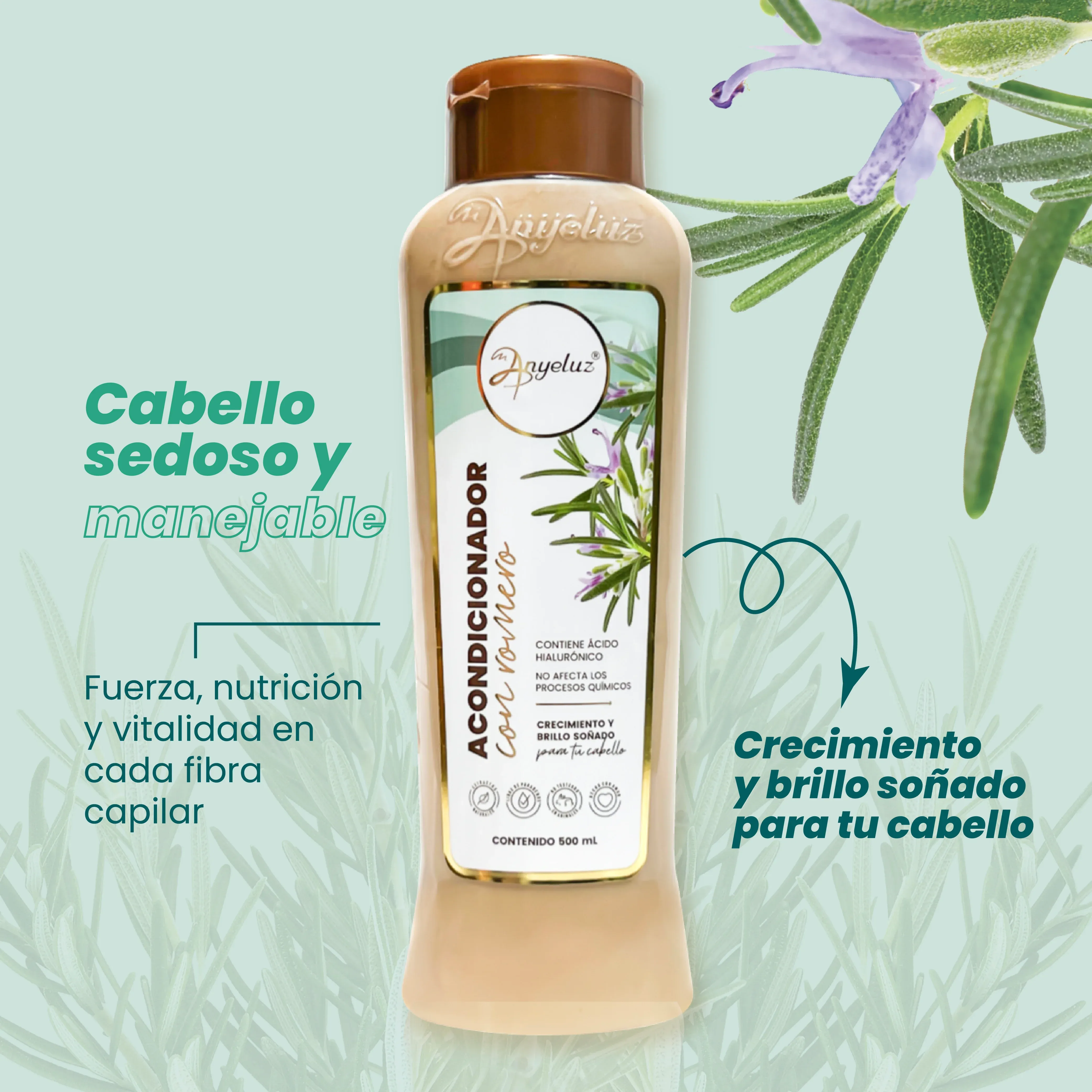 Acondicionador Con Romero Anyeluz X500 Ml