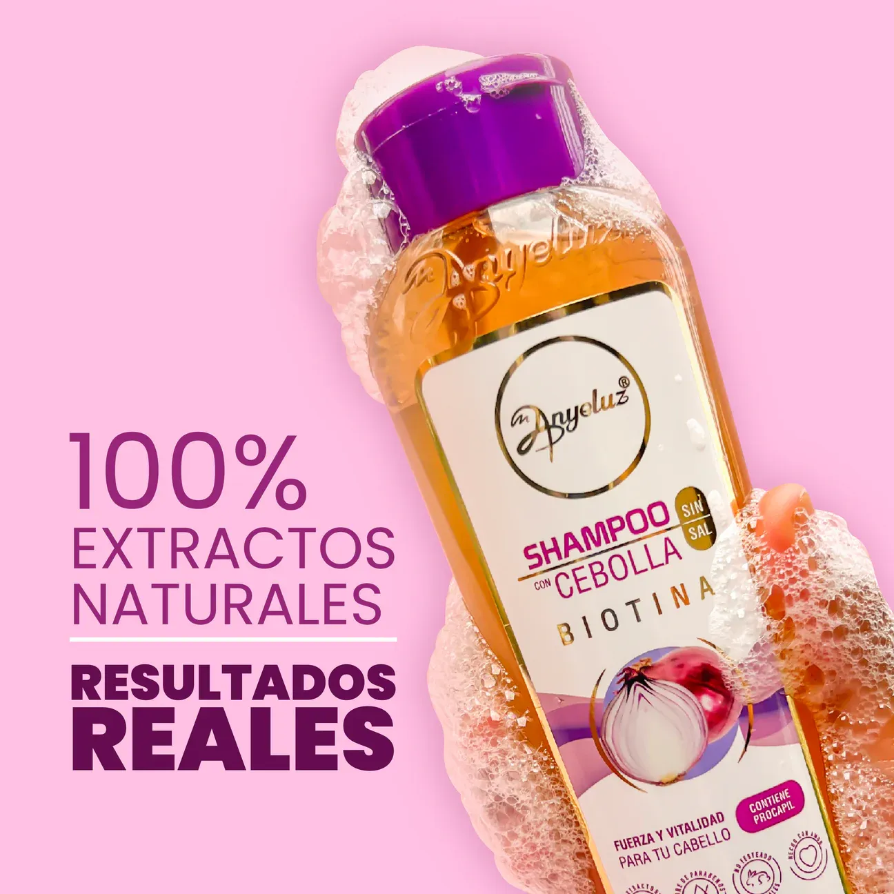 Shampoo De Cebolla Anyeluz X500 Ml