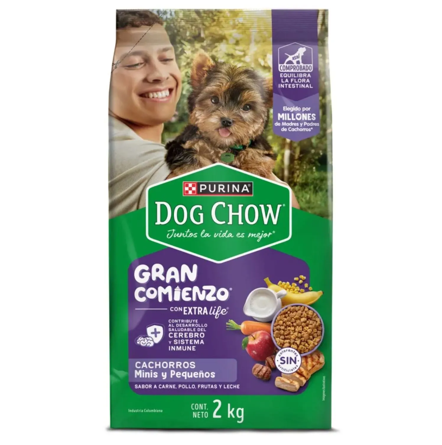 Dog Chow Gran Comienzo Cachorro Medianos Grandes 2Kg