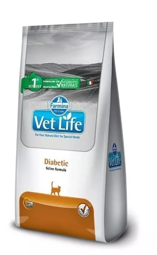 Vet Life Feline Gatos Diabetic Diabetes Mellitus 2kg